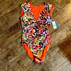 Rod Beattie one piece swimsuit NWT